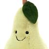 Jellycat Серия "Веселая еда" Фрукт Смешная груша Успокаивающая кукла Плюшевая кукла Сидящая 20 см высотой