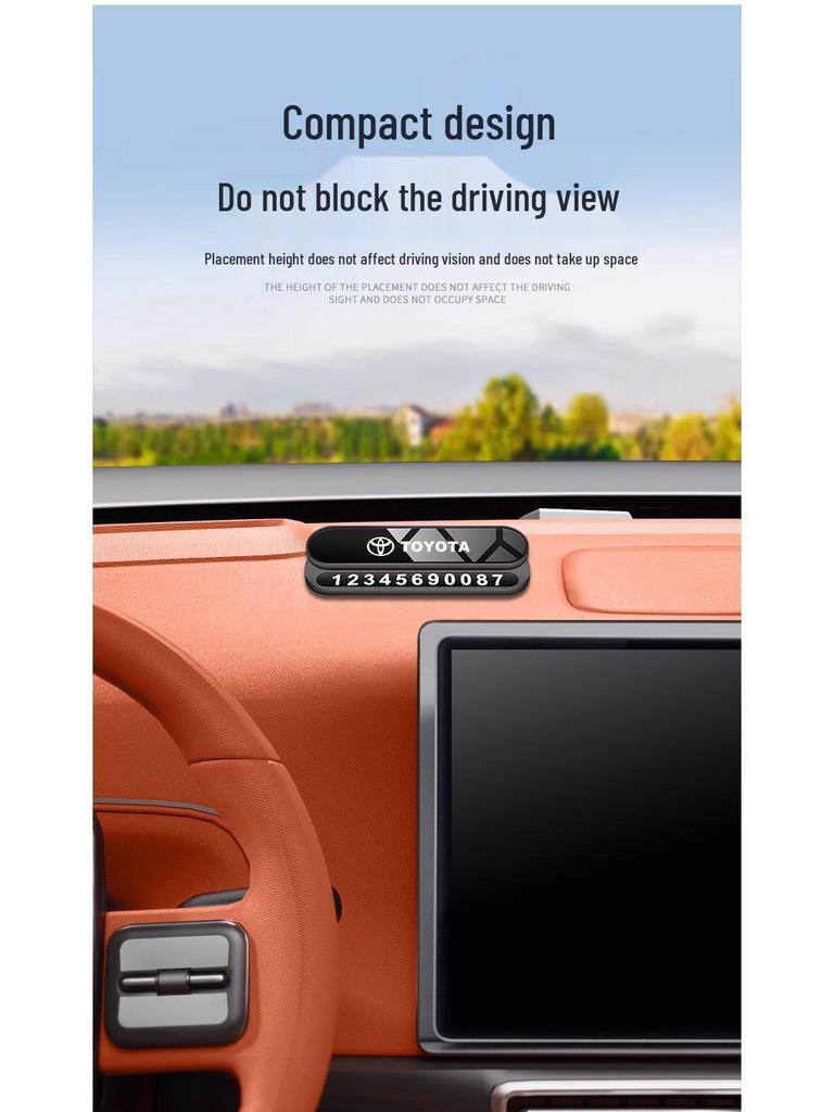 Совместимо с Chery Arrizo 5 PLUS, Tiggo 8, Explore 06, Fengyun T9, A8 Номерной знак для парковки Телефон Автомобильная передвижная карта
