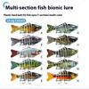 10Cm Luya Bait Plastic Hard Bait 15.5g Multi-section Fish 7 Sections Luya Bionic Bait Fake Bait