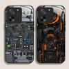 Креативная стеклянная чехол-накладка с узором печатной платы для Motorola Moto G85 G84 G75 G55 Edge 50 Fusion 40 Neo 30 Pro