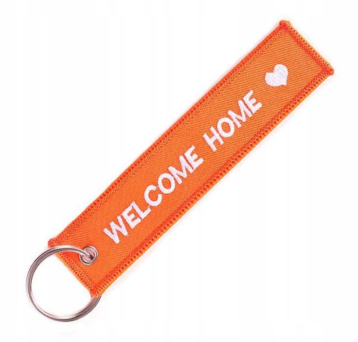 Brelok Welcome Home Zawieszka Do Kluczy Oryginalny Prezent