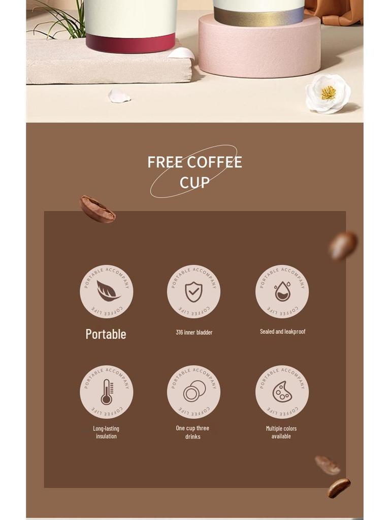 Термокружка из нержавеющей стали G-Dragon, большая емкость, дизайн с ромашками