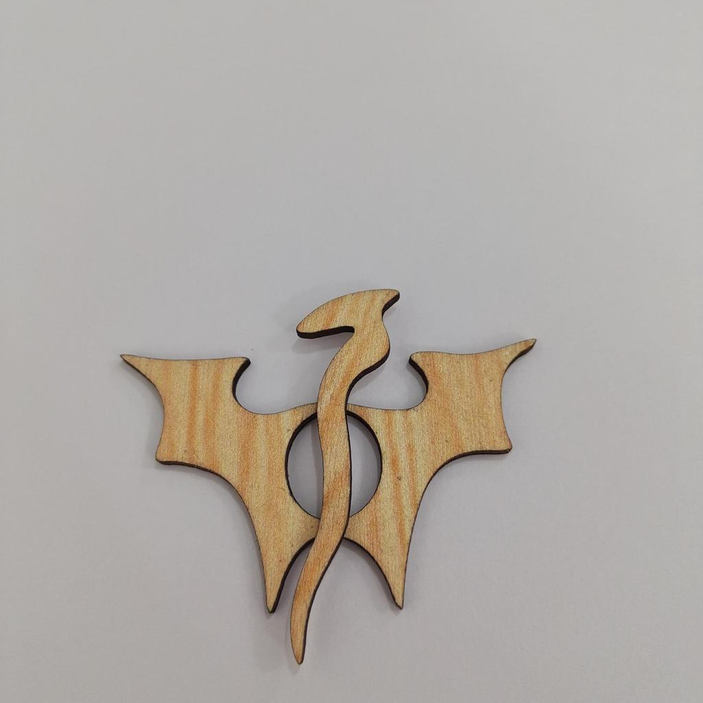 Брошь-булавка для шарфа и шали в виде животного из дерева - подарок для женщин