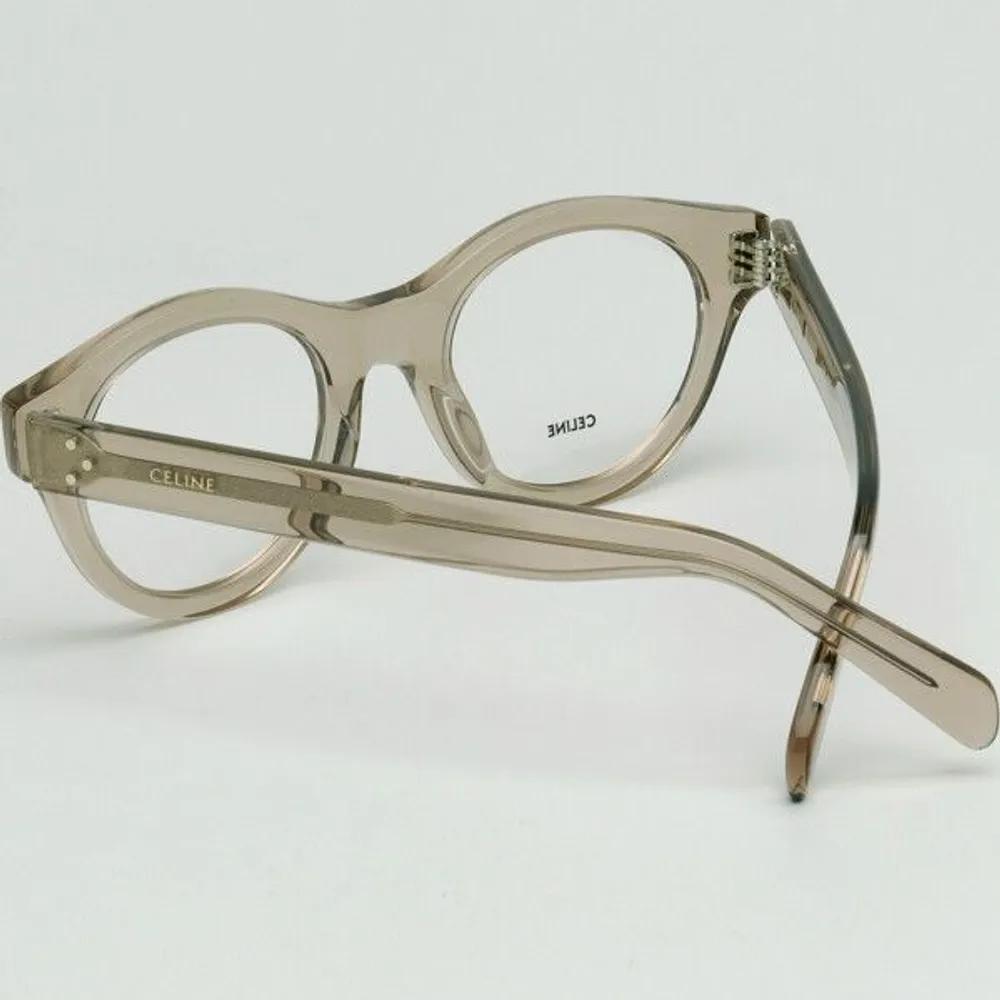 [Celine] Eyeglass Frames CL50138I 059 Round Horn-rimmed Clear Brown