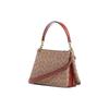 COACH handbag Zip Shoulder Bag 28 classic presbyopic double zipper canvas with leather artificial leather hand crossbody shoulder bag small size