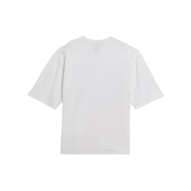 Men's adidas originals x Kerwin Frost Crossover Cartoon Printing Loose Round Neck Short Sleeve White T-Shirt HB2964