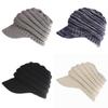 Fashionable Women's Messy Bun Beanie With Soft Stretch Knit For Winter Comfort