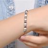 Lucky Bracelet Elegant Silver Bracelet Female Nine Lucky Beads Bracelet