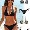 Women's Swimsuit Fashion Split Sexy Bikini with Bra Pads