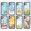 Милый мультяшный Bubu Dudu для iPhone 17 Air 16 15 14 13 12 11 Pro Max TPU+PC Плюс Ударопрочная задняя крышка телефона