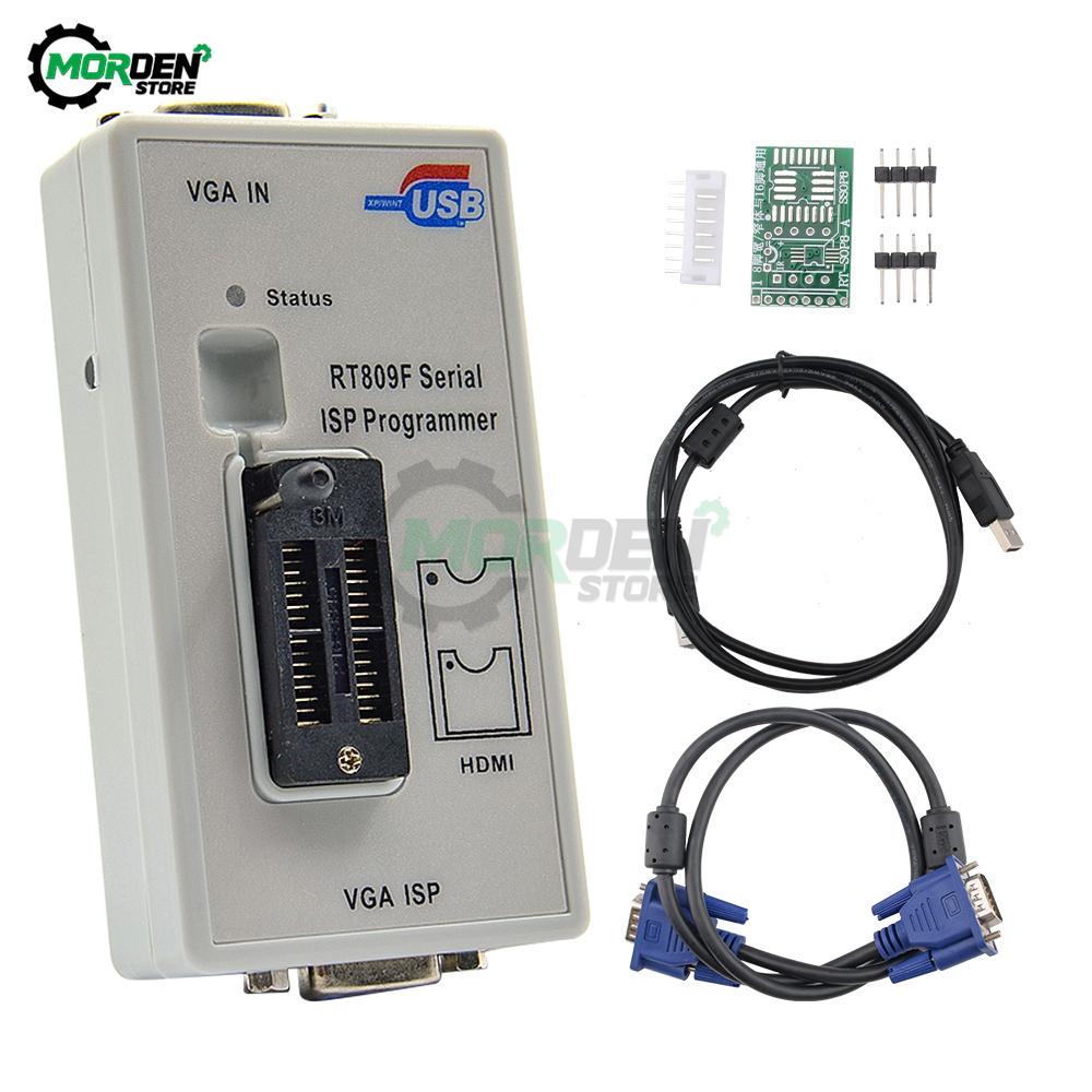 Newest RT819F ISP Programmer/ RT819 LCD USB Programmer 11-11-91 Serise IC with 11 Adapters Repair Tool