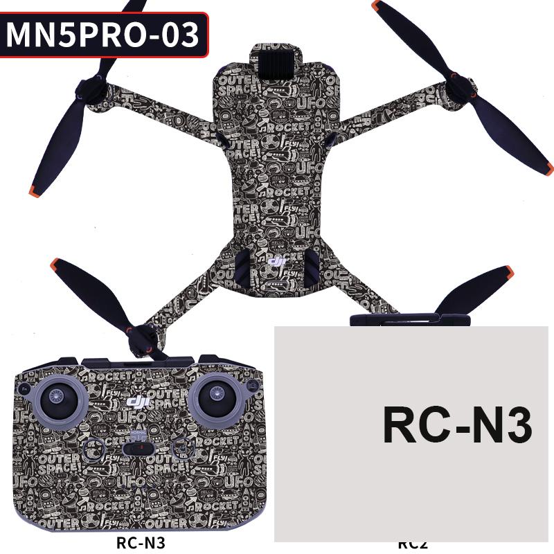 for DJI Mini 5 Pro Skin Full body Cover Anti-Scratch rc-n3 RC 2 Sticker Scratch Resistant Waterproof PVC Skins mini 5 Accessory