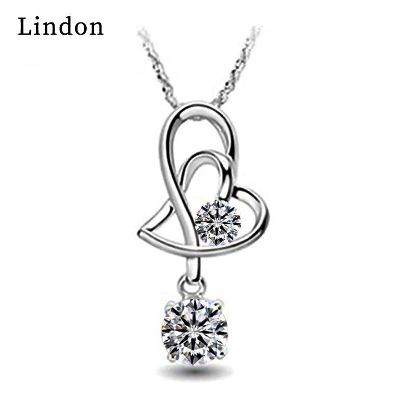 Женское ожерелье Lindon, кулон из медного сплава, циркон, модный подарок