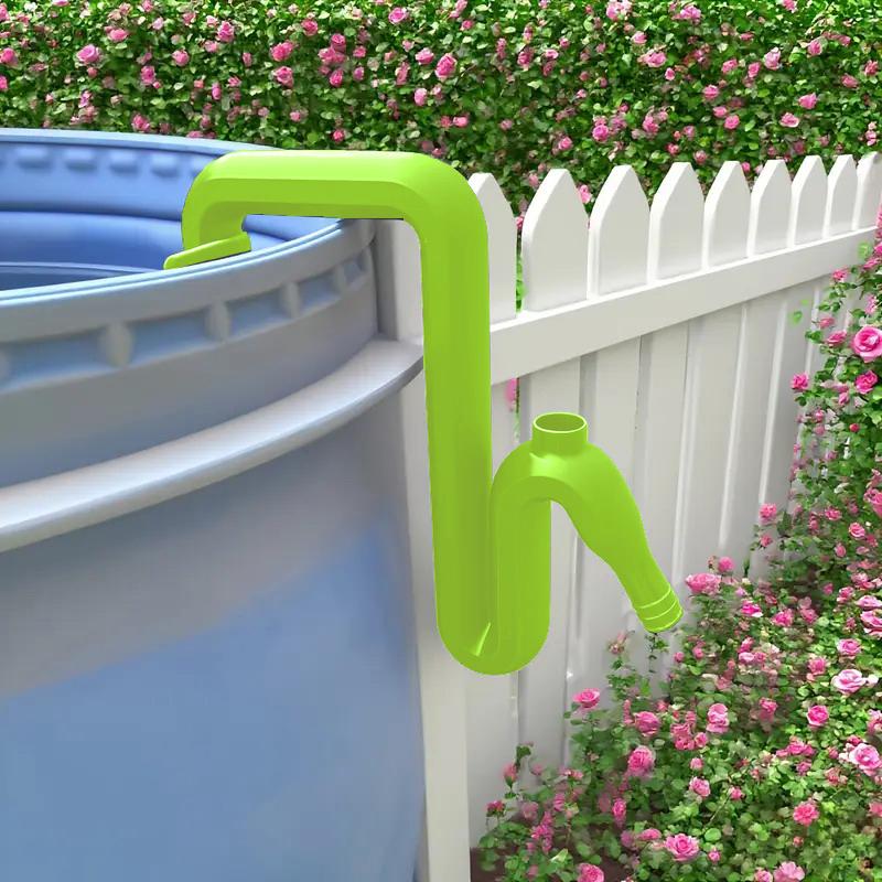 Self Priming Siphon Hose No-Drill Overflow Pipe Effortless Auto Drain & Fill Rainwater Transfer & Overflow Pipe Solution