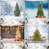 Christmas Tree Tapestry Decorations Wall Hanging New Year Carpet Christmas Home Yoga Mat Bed Cover Beach Mat Gift