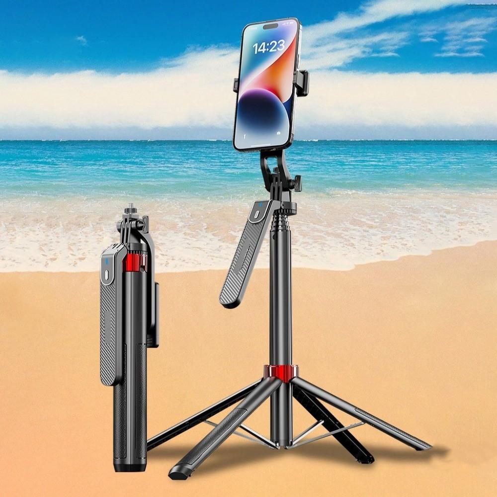 Four Legged Bluetooth Selfie Stick Portable Selfie Stick Stand Telescopic Selfie Stick Travel