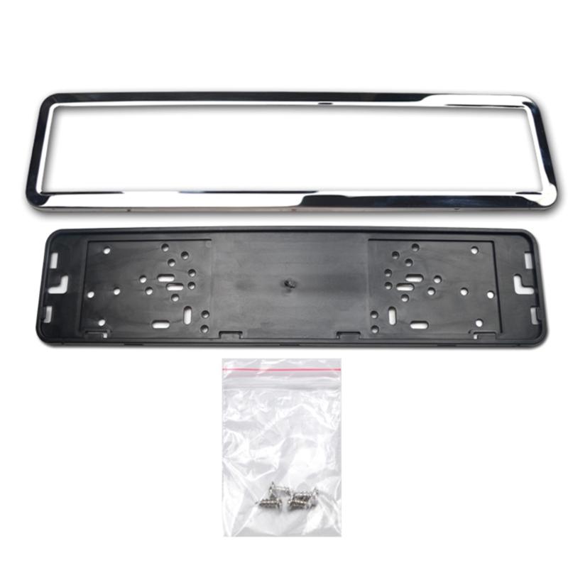 Waterproof Licence Plate Bracket Number Plate Holder Frame Cover Anti-corrosion