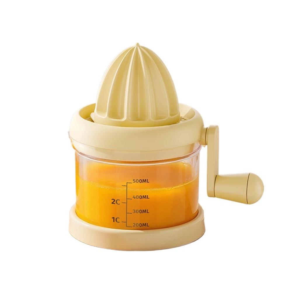 Scale Measure Hand Press Squeezer Transparent Fruit Residue Separator Citrus Press Home Use