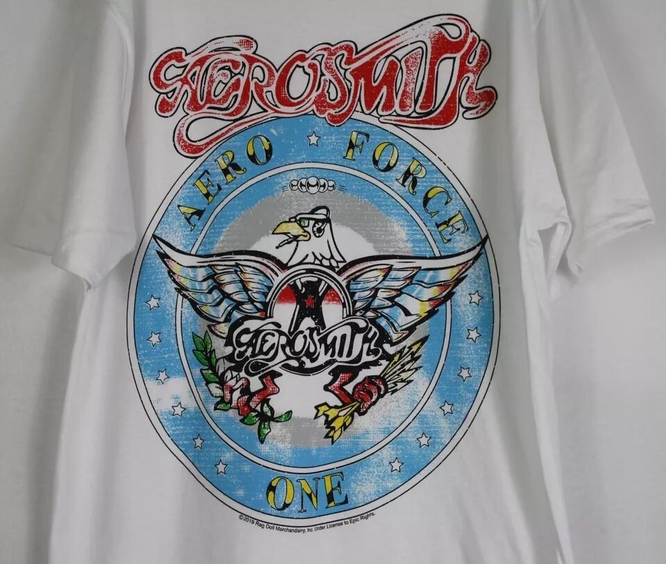 Aerosmith Aero Force One Футболка для мужчин женщин Унисекс Размер S-5XL KH7891 Унисекс Футболка