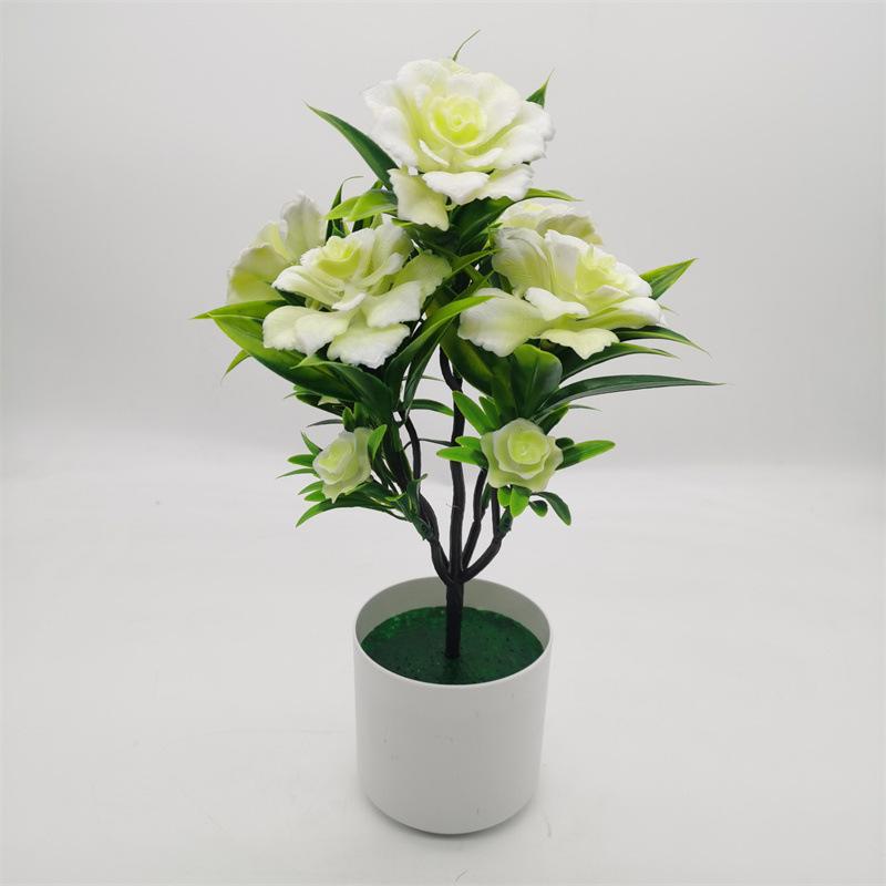 Новый букет из искусственных пионов и роз в виде бонсай для украшения дома