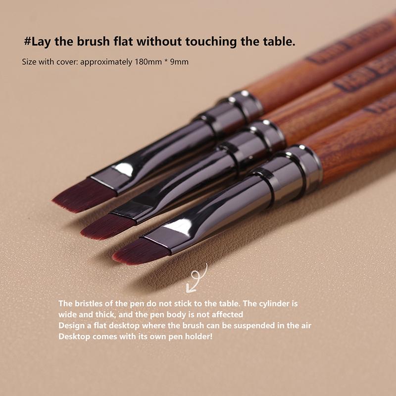Sandalwood Nail Design Large Art Line Pen Nail Construction Painting Brush Extension Drawing Carving Pen Diy Manicure Tool