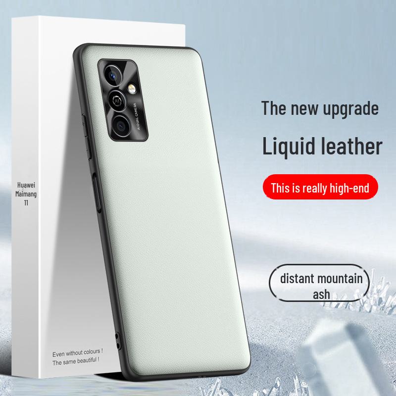 Чехол для телефона Maimang 11 из жидкой кожи: Противоударный и грязеотталкивающий защитный чехол