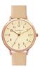 Часы Tea Spoon матовый цветной циферблат с защитой от пота BE бежевый [Подписаться] H01020S-1 женские