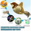 Electronic Interactive Flying Bird Cat Toy Hanging Pet Flapping Wings Sparrow