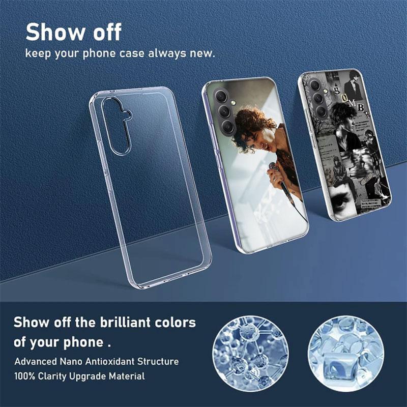Singer S-Sombr Phone Case for Samsung A16 A26 A36 A56 A17 A37 A57 A07 A06 A02S A03 A04S A05S Galaxy Note 20 10 A50S A71 A51 A31