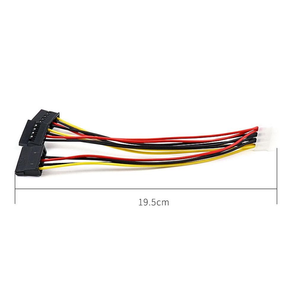 Connectors SATA ATA 4 Pin IDE Molex Extension Adapter Cable Adapter Extension Cable Power Splitter