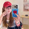 Свежий и Милый Синий Клетчатый Чехол со Звездочками для iPhone 17/16 Pro Max/15/14