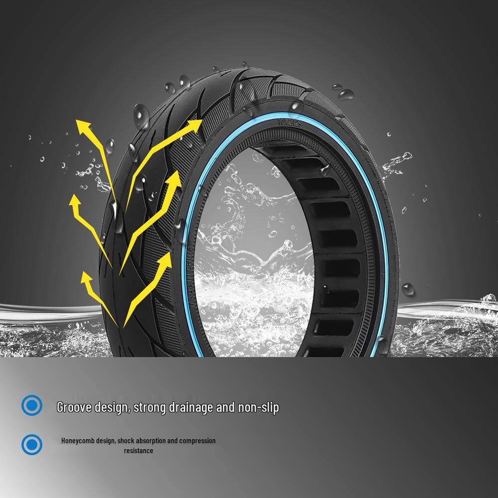 Бескамерная цельная шина Ninebot 10x2.125 для самокатов F20/F25/F30/F40