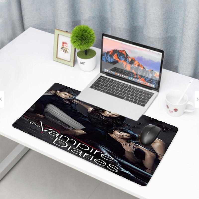 The Vampire Diaries Print Mouse Pad, Anti‑Slip Desktop keyboard Mat, for PC Laptop Gaming Working Daily Use, Cool Festival Surprise Gift