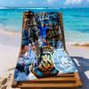 Manchester City Beach Towel Super Soft Microfiber Quickdry Fabric Comfortable Lightweight Perfect For Traveling Yoga Camping And Swimming