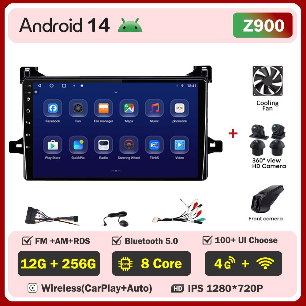 Для Toyota Prius XW50 2015 - 2020 автомобильный радиоплеер Car Carplay экран Autoradio Mirror Link Car Intelligent Systems сенсорный экран