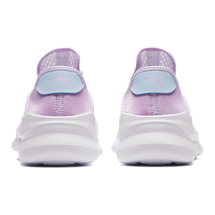 Anta Comfortable Fashionable Non-Slip Shock Absorbing Low-Top Kids Running Shoes Kids Sneaker White Purple A322428821-3
