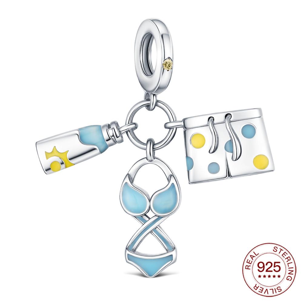 Медные летние бусины Классические пиратские подвески для багажа Изготовление ювелирных изделий Для браслета DIY Ежедневный гламур для женщин Модные подарки