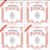Струны для скрипки PIRASTRO TONICA размер 4 набор струн петля 4/4 (струна ми #3125 сталь)