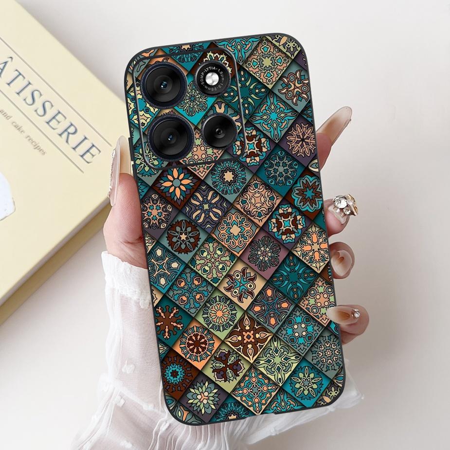 Чехол для Motorola Moto G56 Чехол MotoG86 Роскошный Модный Конфетный Расписной Силиконовый Чехол для Motorola Moto G86 G 56 MotoG56 Мягкие Чехлы