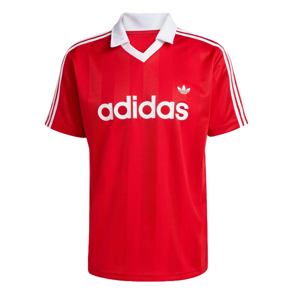 adidas Футболка с воротником-стойкой из коллекции Originals Archive, артикул KE3583