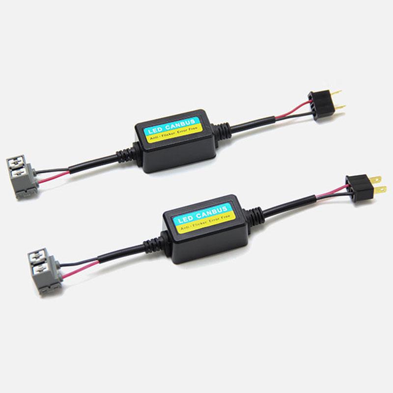2шт H7 автомобильный светодиодный декодер фар Canbus безошибочный резисторный компенсатор