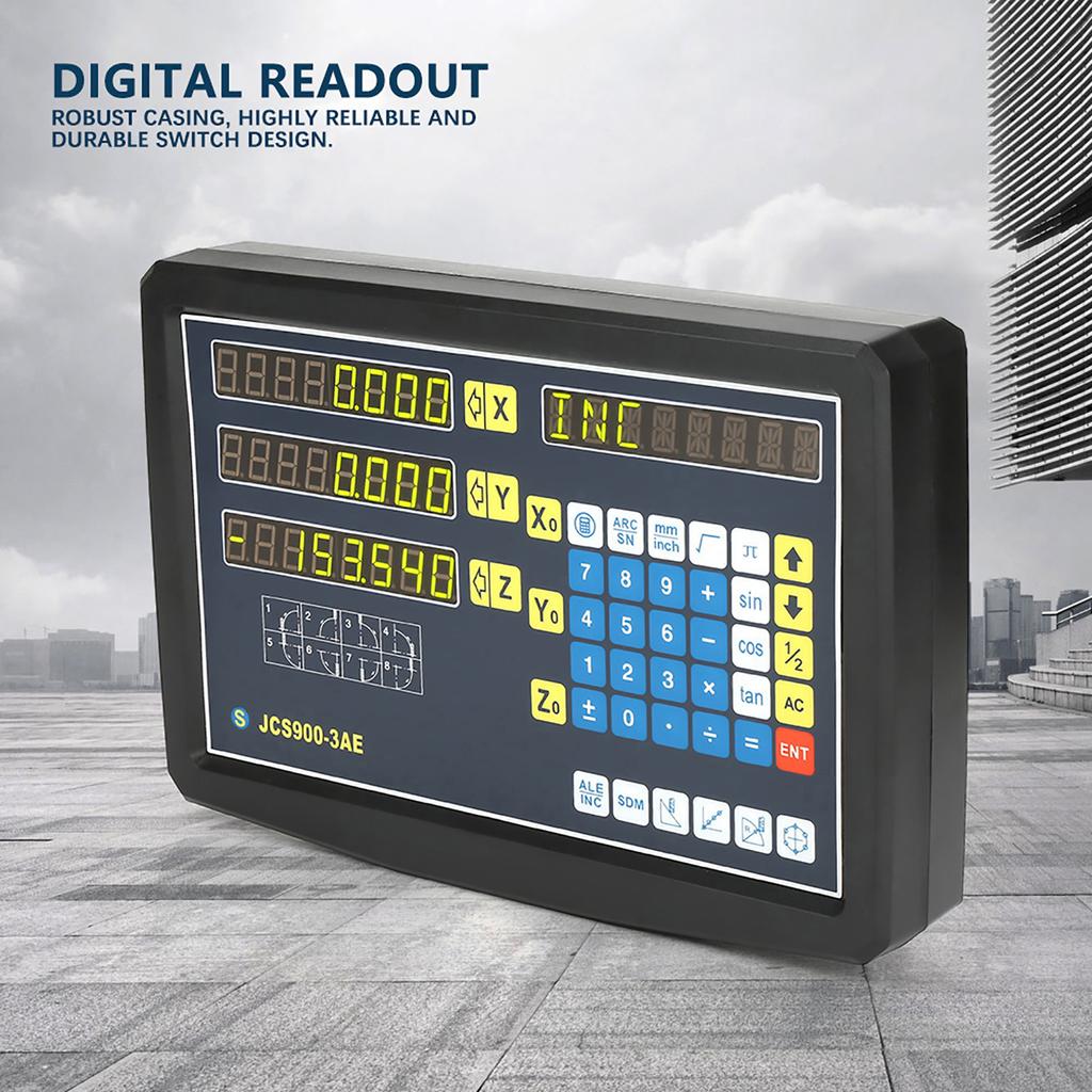 JCS900 3AE 100mm 300mm 500mm Digital Readout Linear Scale Encoder