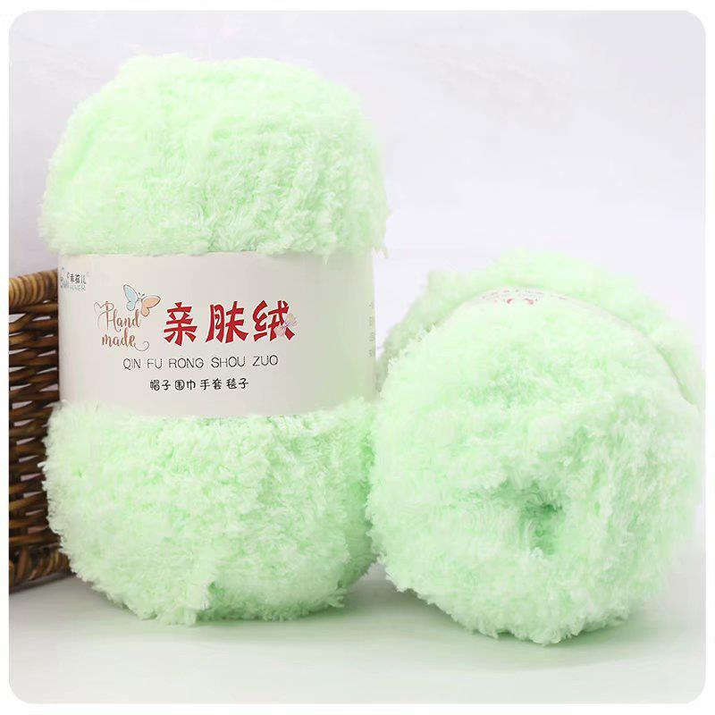 50 г/упаковка пряжи синель мягкая тонкая коралловая бархатная пряжа для полотенец для вязания крючком пряжа для ручного вязания крючком свитера своими руками куклы