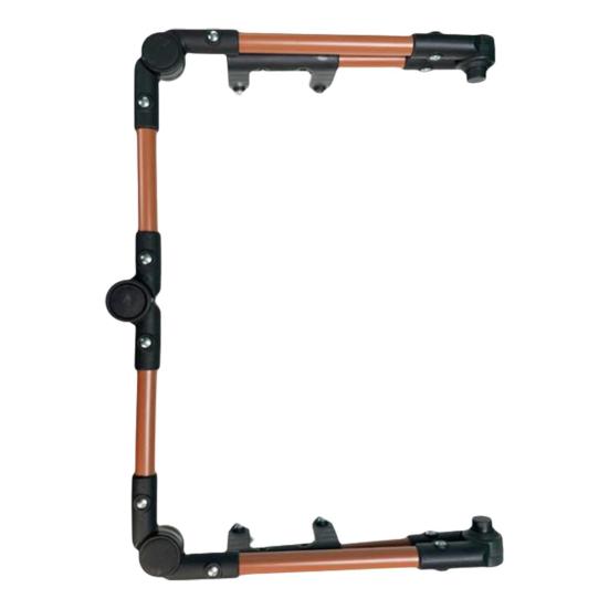 Camping Wagon Handle 180 Degrees Adjustable Folding Wagon Push Handle Outdoor Garden Cart Grocery Trolley Push Pull Bar Accessories