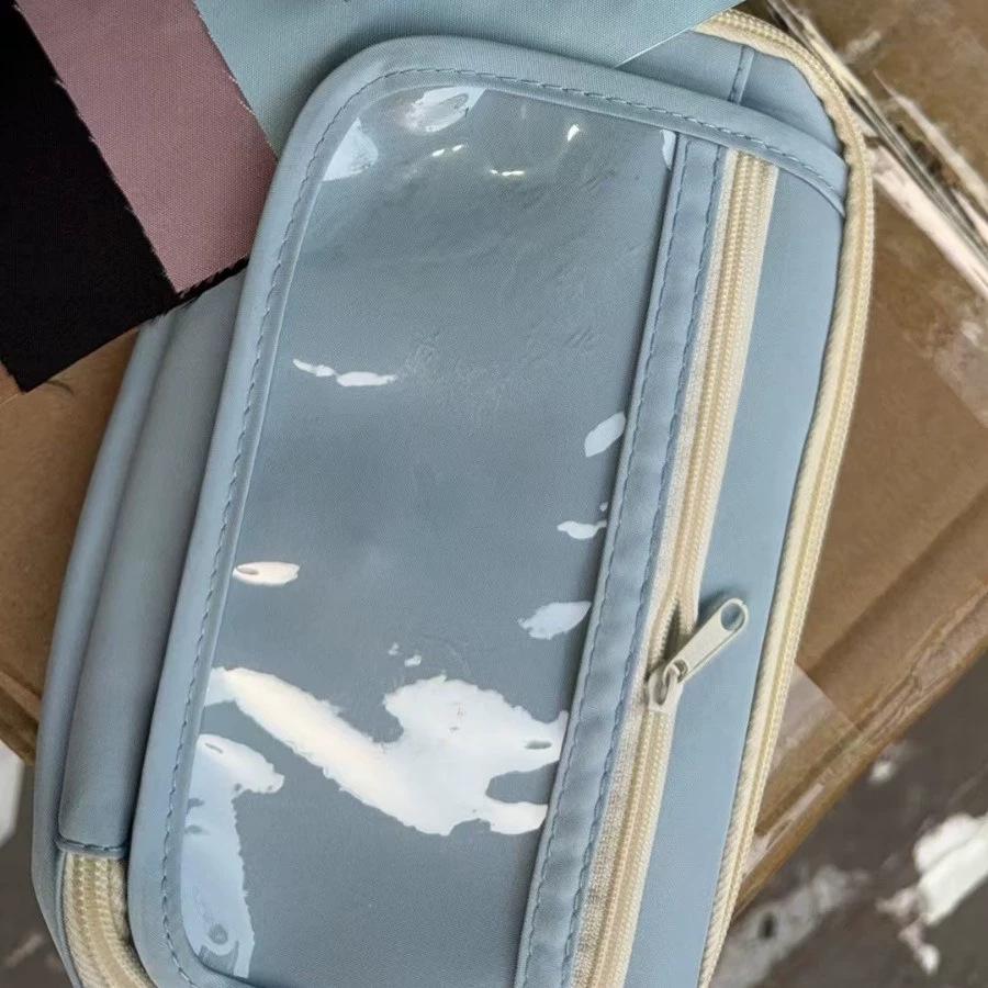 Nine-Layer Transparent Panda Pencil Case - Stylish and Practical Stationery Bag for Students