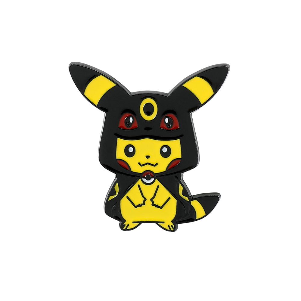 Anime Enamel Pin Kawaii Pikachus Badge Metal Brooch Cosplay Jewelry Backpack Clothing Lapel Pin Decoration Accessories