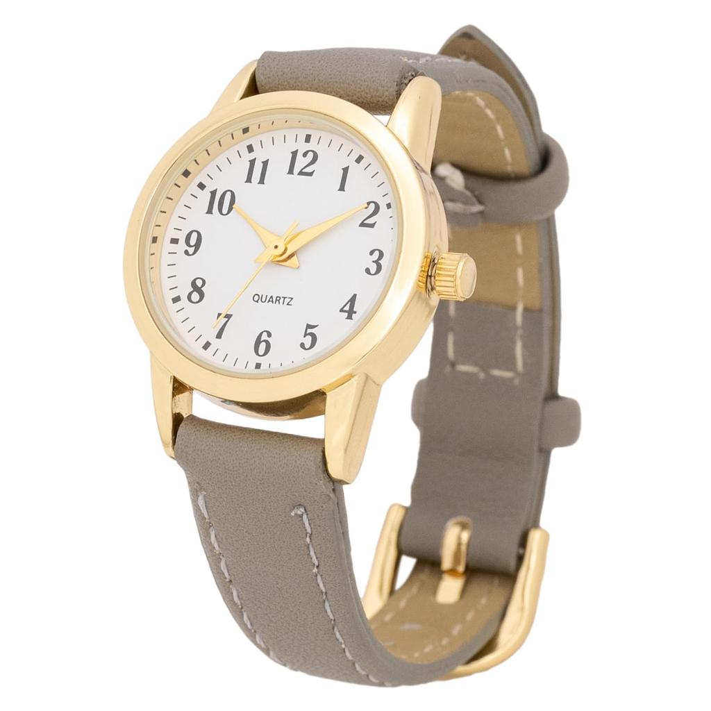 FIELD WORK Watch Women's Analog Leather Strap Gray Salon Sho PP006-2