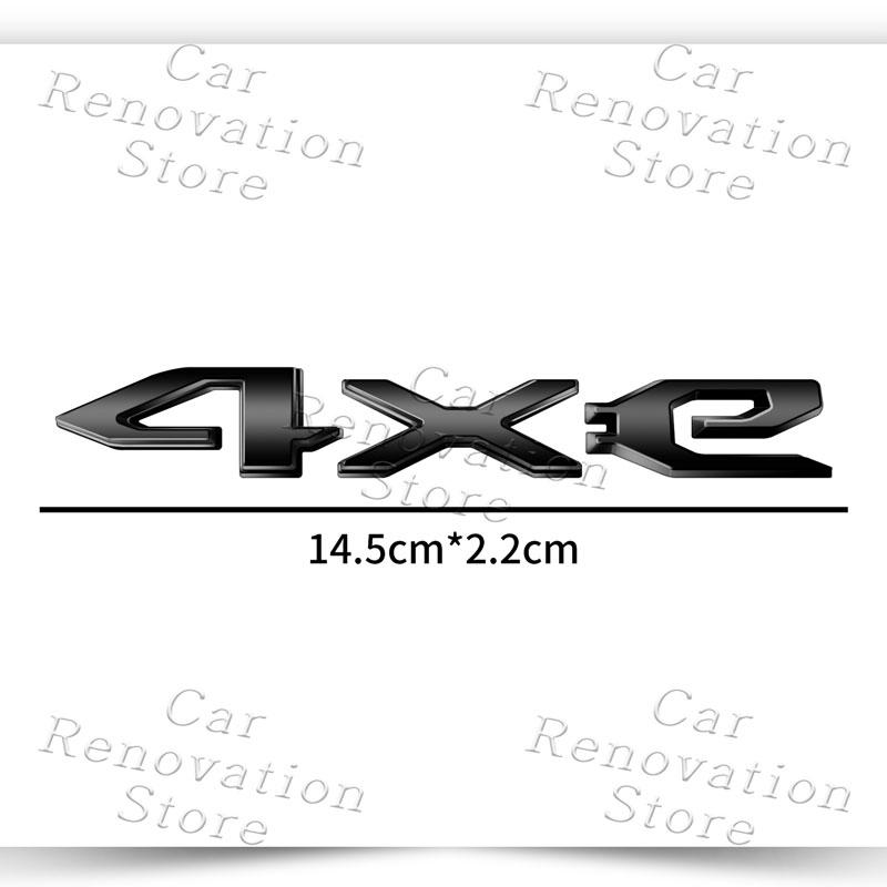 3D ABS Plastic Car Styling Tailgate Emblem Rear Boot Trunk Badge Sticker For Jeep 4xe Logo Grand Cherokee Wrangler Compass Decor po1