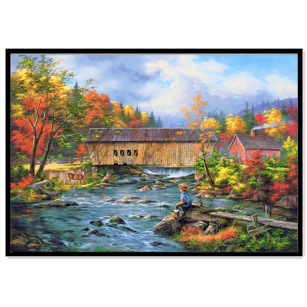 Алмазная картина 5D Фирменная Новинка Пейзаж Алмазная мозаика Лесной дом Набор для вышивки крестом Печать Украшение дома Персонализированный подарок