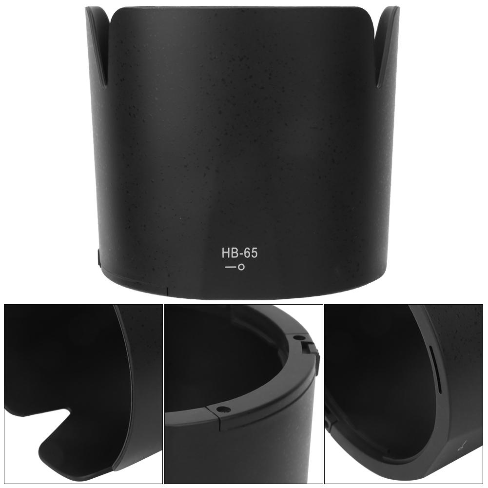 HB 65 Black Plastic Mount Lens Hood for Nikon AF S Nikkor 80 400mm f 4.5 5.6 Lenses